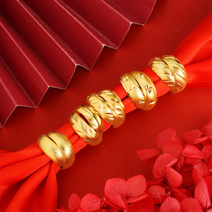 Boucles d'oreilles en plaqué or imitation de feuille de fleur de riz lisse et mate pour femmes, couleur festive et durable - Product Image 1