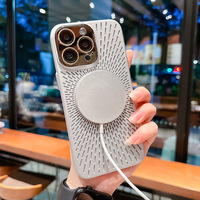 Étui de téléphone de luxe antichoc pour 16 PC, coque magnétique en TPU, dissipation de chaleur, coque de protection