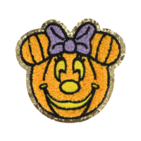 Patchs brodés personnalisés en chenille et sequins thermocollants, badges à coudre avec logo laser, appliques pour chapeaux, sacs et vêtements