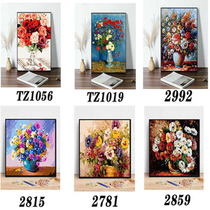 Vente en gros de kits de peinture par numéros de style moderne personnalisé, médium à l'huile pour adultes, enfants, idées cadeaux pour décoration intérieure - Product Image 5