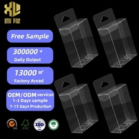 Boîtes en plastique recyclables, petites boîtes de rangement transparentes en PVC, PET, PP, boîtes cadeaux étanches avec couvercle pour bijoux, cadeaux de fête