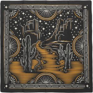 منديل رأس بنمط باندانا مطبوع مرتين، منديل قطني مخصص متعدد الاستخدامات بنقشة بيزلي - Product Image 4