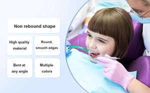 Puntale di Aspirazione Dentale / Eiettore di Saliva di Alta Qualità, Facilmente Piegabile, Non Rimbalzante, in Materiale Grezzo per Uso Odontoiatrico - Product Image 4