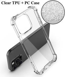 QY 1.0mm 2-en-1 TPU PC Clair Transparent Antichoc Téléphone étui pour iphone 17 Plus 16 Pro Max 15 14 13 Accessoire Protection - Product Image 2