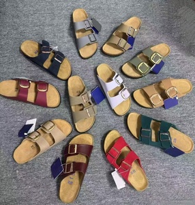 รองเท้าเด็ก Birkenstocks รุ่นสวมแบบสลิปออน หนังแท้ พื้น EVA เพิ่มความสูง ครึ่งหุ้มเต็มเท้า สำหรับฤดูร้อนและฤดูใบไม้ร่วง ดีไซน์ใหม่ - Product Image 2