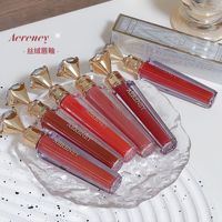 Gloss à lèvres au design tendance, végan, emballage extérieur diamant, rouge à lèvres liquide mat, maquillage longue tenue, waterproof, gloss à lèvres personnalisé