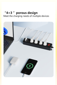 <span class=keywords><strong>Multiprise</strong></span> Super Spéciale avec Ports <span class=keywords><strong>USB</strong></span>, Prise de Courant EU, Protection Contre les Surtensions, <span class=keywords><strong>Multiprise</strong></span> - Product Image 5
