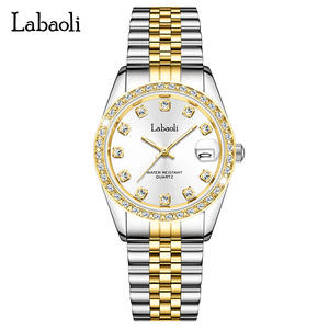 นาฬิกาผู้หญิงกันน้ำนาฬิกาข้อมือธุรกิจเพชรเต็มนาฬิกาผู้หญิงแฟชั่น - Product Image 1