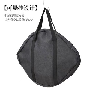 Multipurpose Storage Hanging Bag Black >5L Capacity For Trip Outdoor Use - Product Image 1