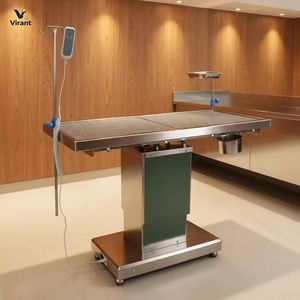 Mesa de Operaciones Veterinaria con Columna de Elevación, Bandeja de Instrumentos de Acero Inoxidable y Soporte para Vía Intravenosa para Cirugía en Hospitales Veterinarios - Product Image 4