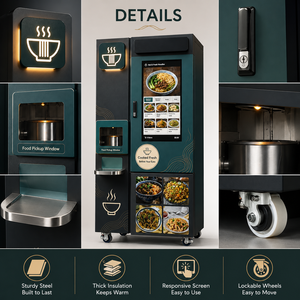 ตู้จำหน่ายราเมนอัตโนมัติ สะดวกสบาย ตู้ขายบะหมี่อัตโนมัติสำหรับขาย - Product Image 4