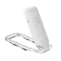 Lampe de lecture LED USB rechargeable à clipser, portable, flexible, protection des yeux, lampe marque-page, éclairage de chevet et photo