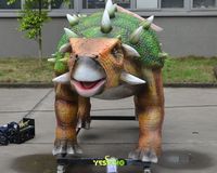 Modèle de dinosaure animatronique grandeur nature, réaliste, Ankylosaurus RC, dinosaures en caoutchouc faits à la main, à vendre