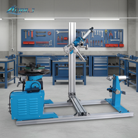 ACRROS 2026 Nouvelle combinaison de positionneurs de table rotative horizontale 30 kg en acier inoxydable pour tuyaux et brides, certifiés MIG CE