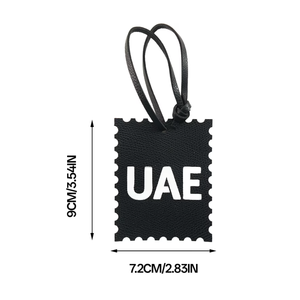 Porte-clés lettre arabe des Émirats arabes unis, décoration de <span class=keywords><strong>sac</strong></span> à main, breloque de <span class=keywords><strong>sac</strong></span>, accessoire d'emballage cadeau - Product Image 2