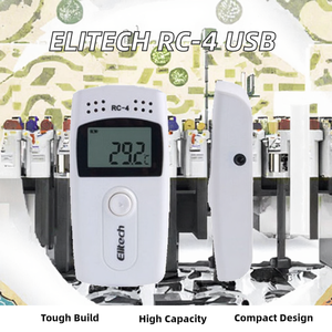 อีลิเทค RC-4 เครื่องบันทึกข้อมูลอุณหภูมิแบบ USB 16000 จุด เซ็นเซอร์ภายนอก เครื่องบันทึกอุณหภูมิพลาสติก เครื่องมือวัดอุณหภูมิ - Product Image 2