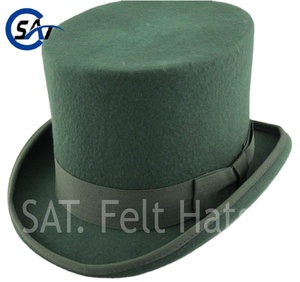 Unisex Fashion 100% Wool Felt <strong>Mini</strong> <strong>Top</strong> <strong>Hat</strong> - Product Image 1