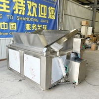 Marmite de cuisson industrielle à vapeur alvéolée, cuve à basculement automatique pour la production en série de canard entier, tête de porc, pattes, et snacks à base d'offal de canard