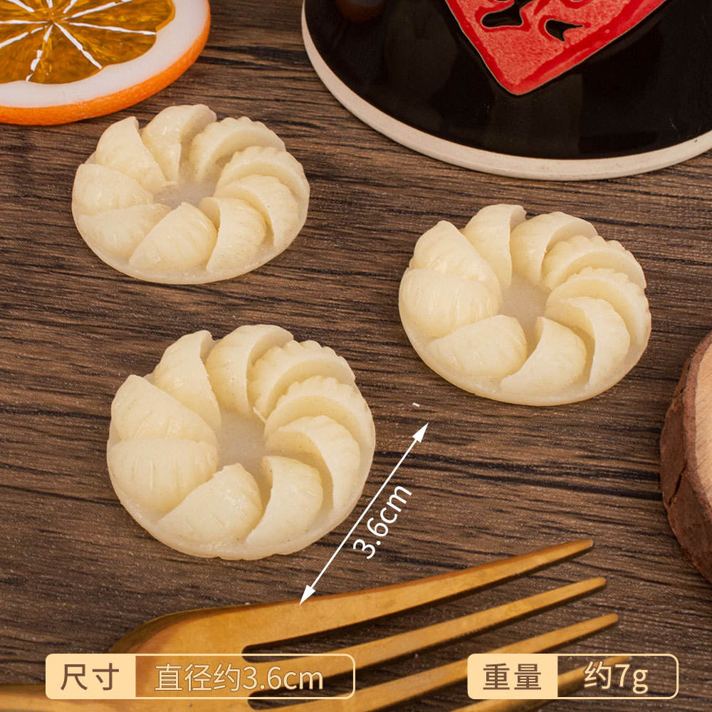 Un cercle de raviolis