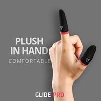 Manchons de doigt de jeu pour téléphone portable, housses de doigt en fibre d'argent extrêmement minces pour contrôleur de jeu, logo de protection du pouce personnalisé