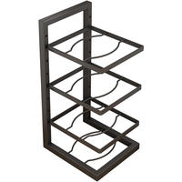 Support de rangement pour ustensiles de cuisine sous l'évier, support de rangement réglable pour casseroles en métal
