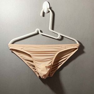 Gu <b>Bin</b> Men's Ice Silk Triangle Panties Semi Transparent Bikini Underwear 2 Pack - Product Image 3