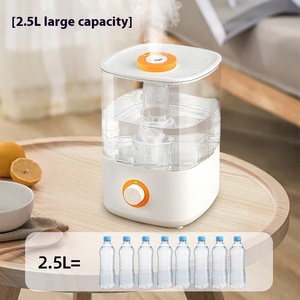 Nuovo Umidificatore elettrico in plastica ad aria e acqua per l'home Office 1 anno di garanzia con funzione di Humidistat e diffusore - Product Image 4