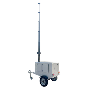 Nhà máy tùy chỉnh 3 Tấm năng lượng mặt trời di động giám sát Trailer cho giám sát ngoài trời - Product Image 2