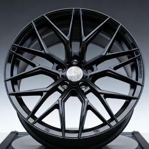 Jantes en alliage noir multi-rayons de 17/18/19/20 pouces 5x114.3 5X112 5X108 adaptées aux <span class=keywords><strong>voitures</strong></span> <span class=keywords><strong>japonaises</strong></span>, coréennes et allemandes - Product Image 1