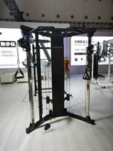 TZfitness TZ-Q1105 Appareil de musculation commercial à double poulie avec plaques de poids, entraîneur fonctionnel réglable, traction latérale, rameur bas, équipement de salle de sport - Product Image 5