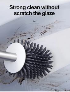 Set di Spazzole per Pulizia Bagno Ecologiche e Personalizzabili Doteclean, Spazzola per <span class=keywords><strong>WC</strong></span> con Setole in TPR, Silicone e Acciaio, Confezione in PP - Product Image 3