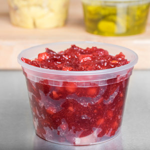 Haute qualité 16oz dur repas préparation conteneurs couvercle micro-ondes congélateur sûr lumière Deli conteneur soupe cas micro-ondes congélateur sûr - Product Image 3