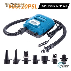 Bomba de aire eléctrica portátil recargable con manguera y boquillas para actividades al aire libre en todas las estaciones - Product Image 6