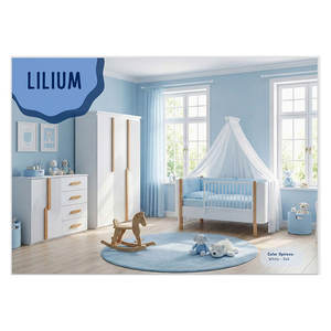 Meubles de chambre d'enfant LILIUM de qualité supérieure : apportez paix, chaleur et élégance à votre crèche ou chambre d'enfant. - Product Image 1