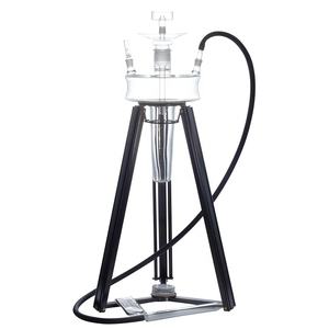 <span class=keywords><strong>Chicha</strong></span> Jellyfish au design champignon transparent avec support métallique, éclairage LED et technique de miroir en verre - Product Image 2