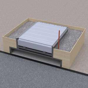 TM PEDANE Accessory for Hydraulic Dock <b>Levelers</b> VS250B Galvanized Steel W3300xL2500xH1200MM for Electro-Hydraulic <b>Ramp</b> - Product Image 4