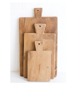 Planche à servir en bois de qualité supérieure pour comptoir de cuisine, planche décorative pour fruits, légumes et pizzas - Product Image 1