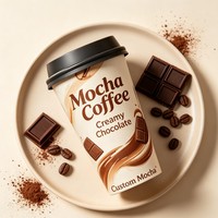 Boisson au café au lait véritable saveur chocolat riche, prête à boire, portable, vente en gros d'usine pour l'exportation en vrac
