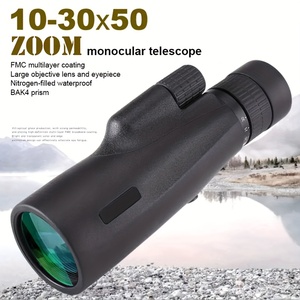 10-30X50 Zoom Telescopio monocular Aumento máximo 30x Potente monocular Senderismo Caza Camping Visión de larga distancia - Product Image 3