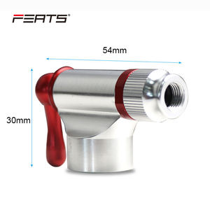 Mini cabezal de inflado de <span class=keywords><strong>CO2</strong></span> de aleación de aluminio, accesorio portátil de emergencia para bicicleta, bomba para ciclismo, Schrader y Presta <span class=keywords><strong>MTB</strong></span> - Product Image 3