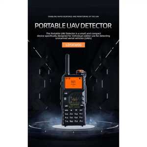 Sistema de detección FPV portátil de 2km con 300M-6G Antena de banda completa ultraancha DJI Autel Identificador FPV para vigilancia - Product Image 3