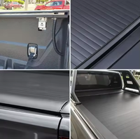 Couverture de benne de camionnette rétractable antivol et étanche pour Ford Ranger F150 Super Duty Maverick