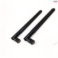 Antena Omni Karet Polarisasi Vertikal 4G LTE 90 Derajat dengan Konektor Male untuk Modul Router Nirkabel Gateway IoT