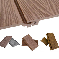 Revêtement mural extérieur en WPC co-extrudé 150*20mm, durable, écologique et sans formaldéhyde, pour la décoration extérieure en Europe et au Royaume-Uni