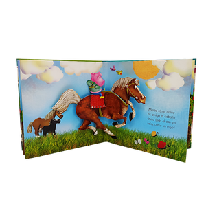 Libro de cartón personalizado OEM para niños, Impresión de cuento, Educación Temprana, pop-up, <span class=keywords><strong>2022</strong></span> - Product Image 2