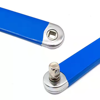 Clé à cliquet universelle en acier au carbone de qualité industrielle avec finition électrolytique, rallonge pour une portée étendue, jeu de clés d'extension pour