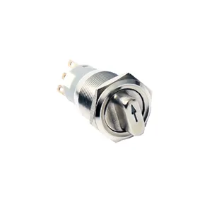 Modern stylish electrical min pushbutton switch rotary switch 2 or 3 position selector switch