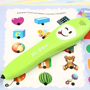 Juguete parlante de lectura de sonido para niños, pluma Hi-pen Digital inteligente con sonido de la lógica inglesa, máquina de aprendizaje para niños