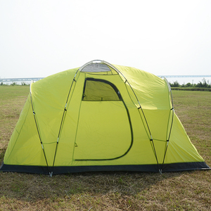 ODM OEM 6-Personen Ein-Zimmer Dreisaison-Wasserdichtes Outdoor-Rucksack-Wander-Familien-Campingzelt aus 190T Polyestergewebe - Product Image 1