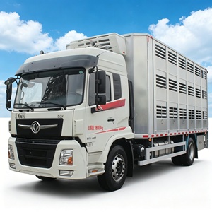 Camión <span class=keywords><strong>de</strong></span> Transporte <span class=keywords><strong>de</strong></span> Ganado Dongfeng 4*2, 180HP Diésel, Camión para Transporte <span class=keywords><strong>de</strong></span> Aves y Cerdos, Gran Venta - Product Image 1